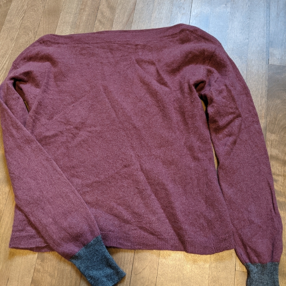 BCBG Paris lightweight cashmere sweater